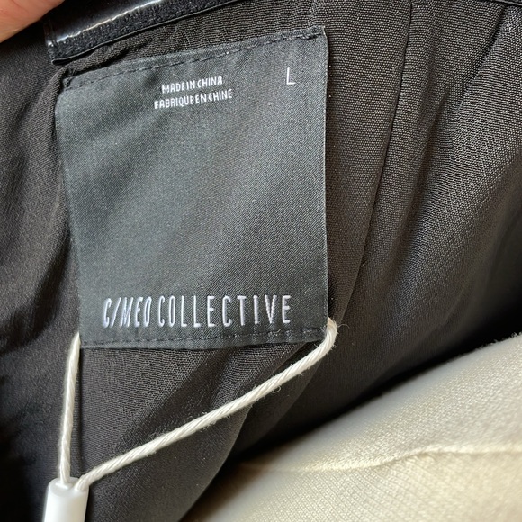 Strapless blk dress.  Sexy. Size large. Designer c/MEO Collective - Picture 6 of 8